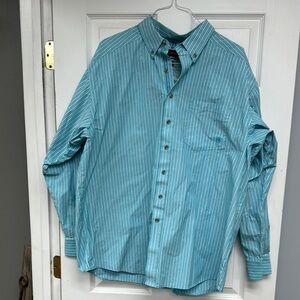 Men's Ariat  Blue Striped Shirt